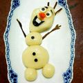 かれん☆ママ's cooksnap of when they made 今年のお月見団子は【オラフ】で♪.