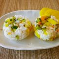 枝豆コロ助's cooksnap of when they made W漬物で混ぜ②おにぎり(ﾟ∇^d).