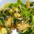 koroo16's cooksnap of when they made 簡単☆小松菜と油揚げの煮浸し.