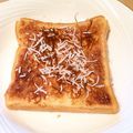 元's cooksnap of when they made ●ピーナッツバター＆ココナツ・トースト.