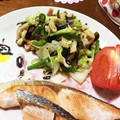 aihamu's cooksnap of when they made ☆キャベツと魚肉ソーセージの塩昆布炒め☆.
