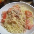 みつばぁち's cooksnap of when they made トマトとツナの冷製パスタ♪温でも♡.