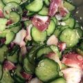 まっきーmama's cooksnap of when they made 胡麻たっぷり♪たこと胡瓜の酢の物.