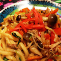 リラシャン's cooksnap of when they made 簡単！焼きうどん！.