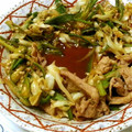 亜矢佳's cooksnap of when they made きゃべつとオクラの豚しょうが焼き♪.