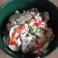YuMy84's cooksnap of when they made キュウリとサワークリームのサラダ.