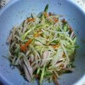 ナツツ's cooksnap of when they made おさかなのソーセージともやしの中華サラダ.