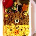 ☆いちごのしらゆき☆'s cooksnap of when they made ☆そぼろでリラックマキャラ弁☆.