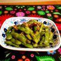 komutatata's cooksnap of when they made 枝豆のスパイス炒め.