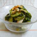 nasubeam's cooksnap of when they made 胡瓜わかめのキムチ和え♪.