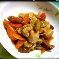 ＊ゆうこぽよよ＊'s cooksnap of when they made 鶏ごぼうのピリ辛炒め煮.