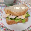 ひぃこ＊'s cooksnap of when they made とり胸肉の簡単サンドイッチ☆朝食に.