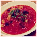 BOMEG's cooksnap of when they made ミックス豆とソーセージのトマト煮.