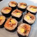 すきやきんぐ's cooksnap of when they made 巻き簾不要♪我が家のキンパプ.
