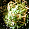 くまちゃん♪♪♪'s cooksnap of when they made ゴーヤーと生姜の酢の物.