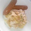 ずぼら好き♪'s cooksnap of when they made なんちゃってザワークラウトとウインナー.