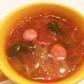 ☆syk☆'s cooksnap of when they made おかわり！完熟トマトのミネストローネ☆.
