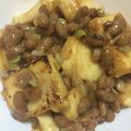さっちゃんけんちゃん's cooksnap of when they made 大豆づくし！厚揚げと納豆の味噌炒め.