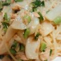リルモ's cooksnap of when they made 10分でできる♪カブとツナのマヨパスタ☆.