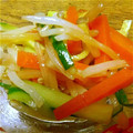 tapicoco's cooksnap of when they made 簡単 もやしのナムル風サラダ.