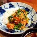 wakacocco's cooksnap of when they made 油で揚げないプリプリのエビチリ♪.