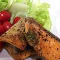 Cinnam0n's cooksnap of when they made 鮭のカレーバジルソテー.