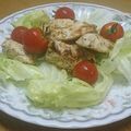 京のお抹茶's cooksnap of when they made 鶏胸肉のガーリック・ペッパーレモン風味.