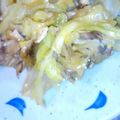 あかぷり's cooksnap of when they made 鶏肉とキャベツの塩レモンいため♪.