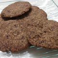 makosaka's cooksnap of when they made 強力粉で作る黒糖クッキー★卵＆バターなし.