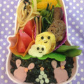 mayumi57's cooksnap of when they made キャラ弁　お月見うさぎ.