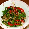 ﾁｲﾁｬﾝﾏﾏ's cooksnap of when they made ピーマンとじゃこの昆布茶炒め.