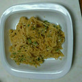 snts's cooksnap of when they made そうめんかぼちゃとオクラのおかかマヨ和え.