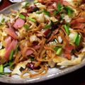 うさこママ★'s cooksnap of when they made パパッと簡単、自作ソース焼きそば.