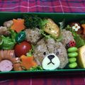 Mikeant's cooksnap of when they made キャラ弁　ジャッキー.