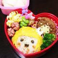 ❁玉の家❁'s cooksnap of when they made 幼稚園 お弁当 キャラ弁*女の子.