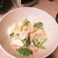 国境付近の主婦's cooksnap of when they made 定番お惣菜 ブロッコリーとエビのサラダ.