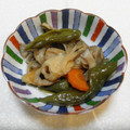 pitachan1's cooksnap of when they made 万願寺とうがらしと舞茸・竹輪の煮物♪.