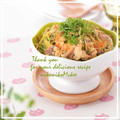 ニコニコまっきー's cooksnap of when they made 【減塩】素材の味で勝負☆水菜厚揚げ卵とじ.