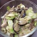 eri1123's cooksnap of when they made キャベツとまいたけの炒めナムル.