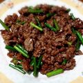 にぃもちゃん's cooksnap of when they made 牛肉とにんにくの芽の香味炒め.