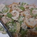 白なめこ's cooksnap of when they made ✿ツナちくおくらマヨサラダ✿.