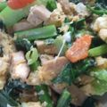 なかわらわ's cooksnap of when they made 小松菜と高野豆腐の含め煮の卵とじ.
