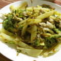 夏樹☆'s cooksnap of when they made 香ばしい！ゴーヤとじゃが芋のマヨナン炒め.