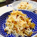 kookuro's cooksnap of when they made ささみと長ねぎの具入りラー油和え.