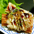 inyako's cooksnap of when they made ちくわのたこ焼き風味揚げ.