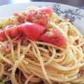 むろ☆'s cooksnap of when they made トマトとツナの冷製パスタ♪温でも♡.
