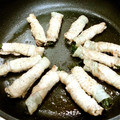 ナオゾウ☆'s cooksnap of when they made さっぱり☆豚肉の梅シソ巻き.