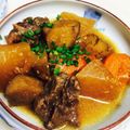 tazuzu's cooksnap of when they made やっぱミソ味でしょ！牛スジ大根☆.