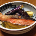 朋友13's cooksnap of when they made ナスと鮭の揚げ浸し.