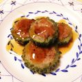 もちもち団子's cooksnap of when they made 子供もOK！苦くないゴーヤの肉詰め.